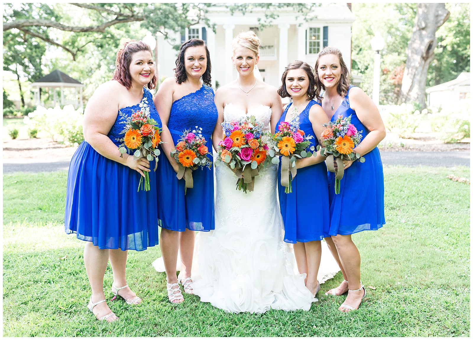 Courtney Matt A Colorful Summer Wedding  at Twin Oaks 