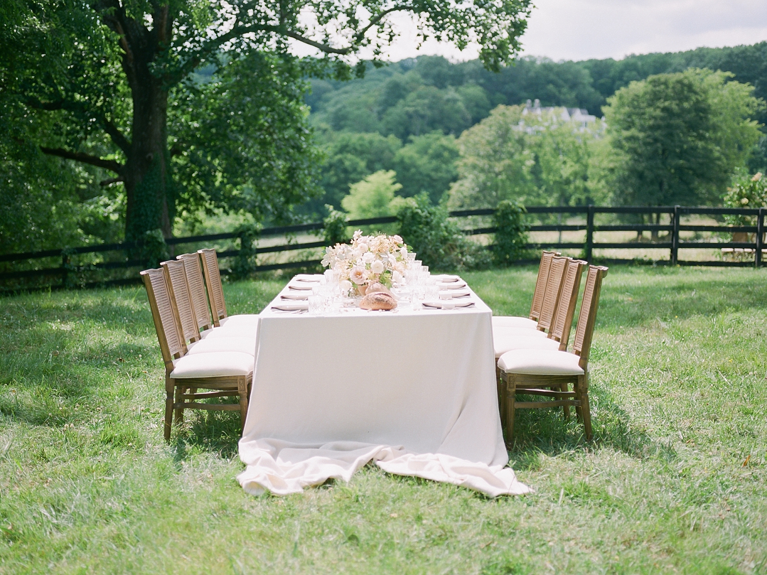 Our table design embraced the tradition of southern hospitality and grace with its overflowing assortment of breads, cheeses and settings fit for a luxurious and hearty celebration. (Who knew that being an adult would mean daydreaming about tablescapes - I am STILL swooning over this one!)